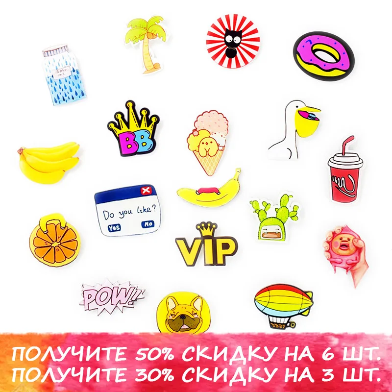 1 шт. акриловые булавки для рюкзака джинсовой куртки одежды|Значки| |