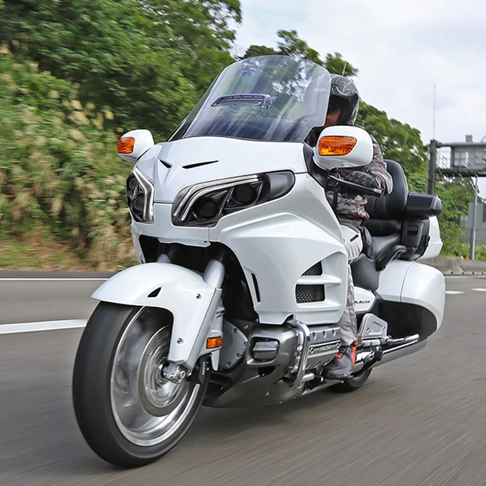 Фото Передняя светодиодная фара KT для мотоцикла Honda Goldwing F6B 2013-2016 №2