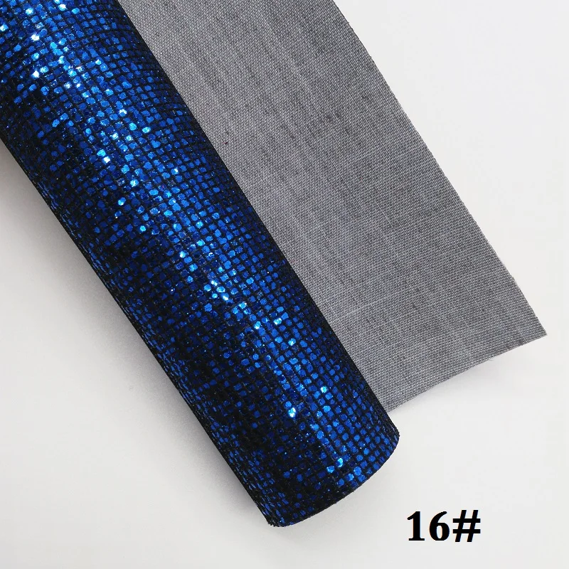 16 Glitterwishcome 21X29 см A4 размер винил для бантов сетка блестящая кожа Fabirc искусственная кожа листы для бантов, GM343A - Цвет: 16