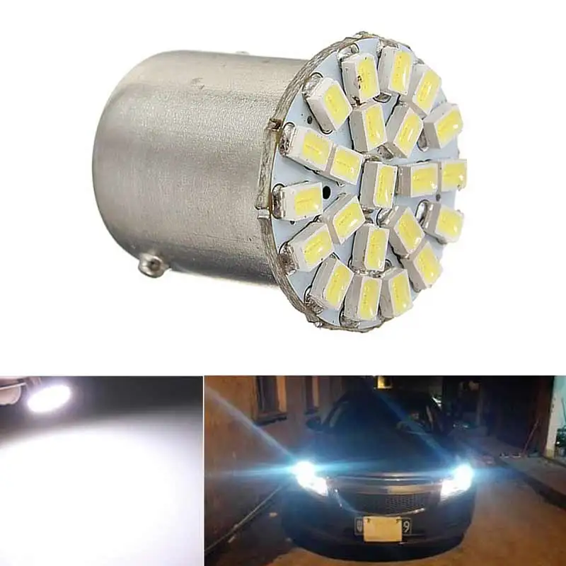 1 шт. 1156 BA15S 1206 22SMD белый светодиодный светильник поворота тормоза авто мобильный