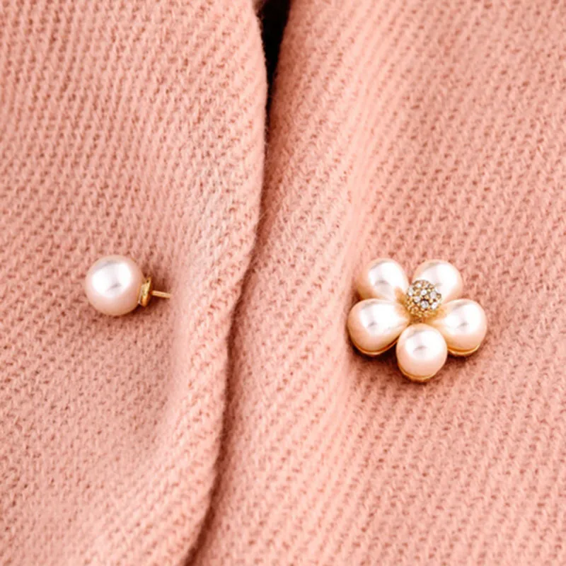 Простой Модный цветочный значок брошь в виде цветка жемчужная булавка