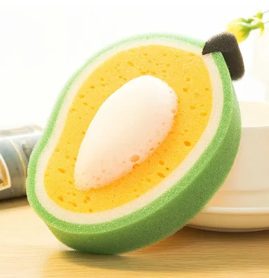2015 Newest Design 4 Style 4pcs Fruit Type Cartoon Kitchen Tableware Cleaning Multi-functional Dish Bowl Greasy Dirt Tool | Дом и сад