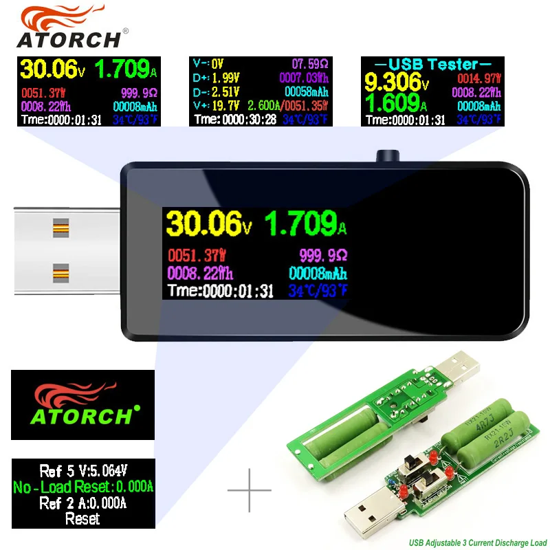 U96 13 в 1 USB Тестер DC Цифровой вольтметр amperimetro Напряжение Ток вольтметр Амперметр детектор банк питания индикатор зарядного устройства