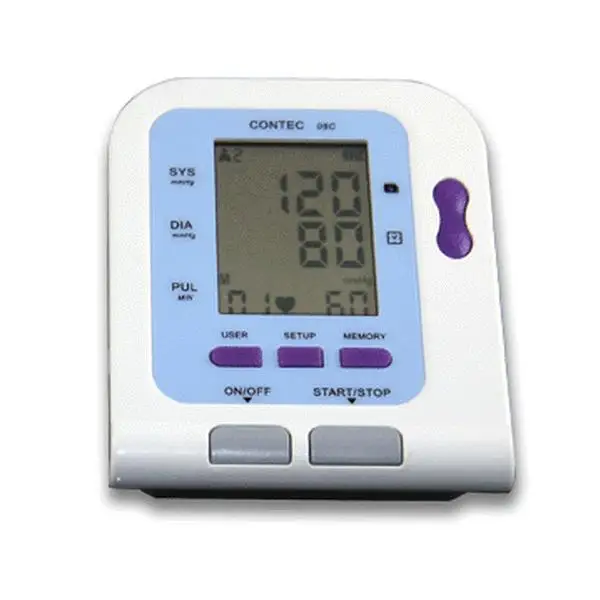 CE FDA цифровой монитор крови USB Программное обеспечение CD в комплекте CONTEC08C BP монитор, Тензиометр
