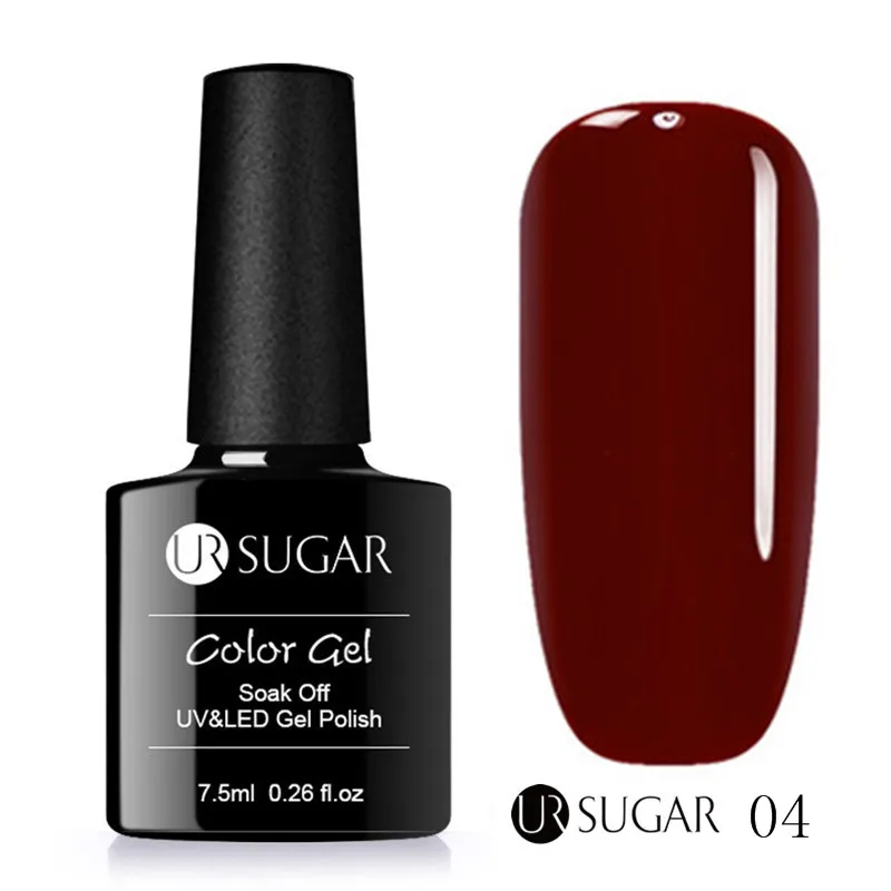pure 4 Ur Sugar 7,5 мл голографический Блеск УФ-Гель-лак темно-коричневые блестки Гель-лак замачиваемый УФ-Гель-лак дизайн ногтей Гель-лак светодиодный - Цвет: pure 4