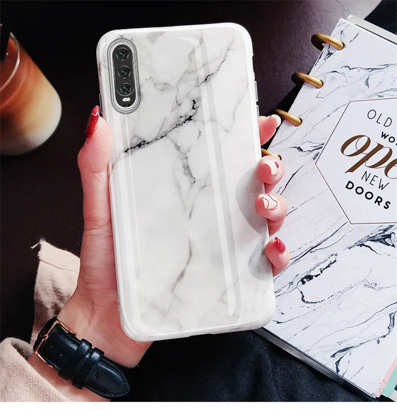 Мраморный силиконовый, мягкий, телефонный чехол для huawei P30 Lite, чехол для huawei P30 Pro P20 Lite mate 20 P Smart Plus Nova 3i, роскошный чехол