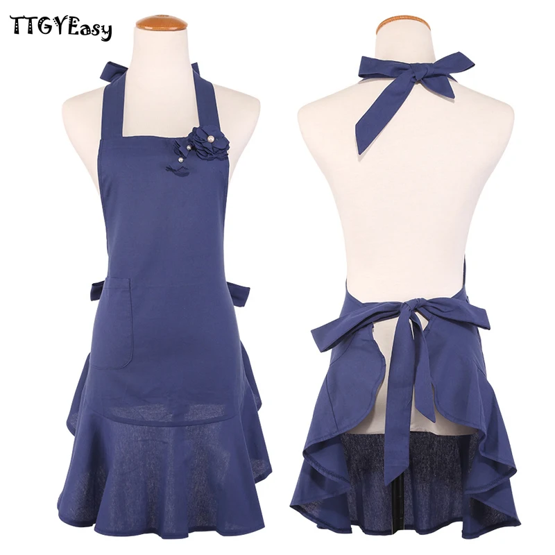 Новинка 2018 фартуки нагрудник женские сексуальный кухонный ресторанный фартук