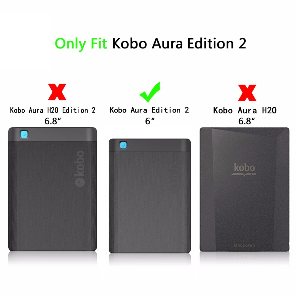 Aroita Повседневный Ультратонкий чехол для 6 дюймов Kobo Aura Edition 2 электронная книга с