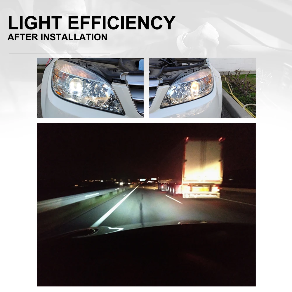 

NLpearl 2x 9005/HB3 9006/HB4 Led Headlight Bulbs 10000LM 56W H7 Led H4 H8 H11 H1 H3 H13 9007 9012 Auto Headlamps 6500K 12V 24V