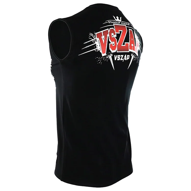 VSZAP MUAY THAI fighting boxing футболка с коротким рукавом для фитнеса tiger wulin wind MMA male | Спорт и