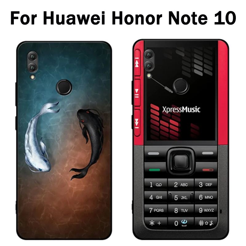 Чехол для Huawei Honor Note 10 Модный мягкий чехол с милым мультяшным рисунком Note10