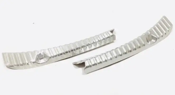 inner bumper 2pcs Для Tesla модель 3 автомобильный Стайлинг задний багажник Внутренний Внешний бампер внутренняя пластина Внешняя рамка пороговая педаль - Цвет: inner bumper 2pcs