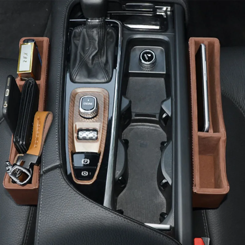 Купить Автостайлинг 1 шт. для Volvo XC90, S90, S60, Xc60, S80L, V60, ящик для хранения, сумка, карманный органайзер, держатель для телефона