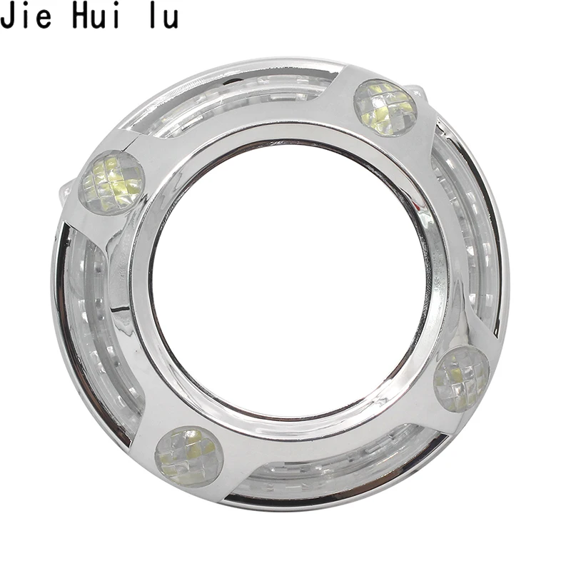 2 шт. Switchback LED дневной ходовой свет 3 0 объектив проектора ангельские глазки для