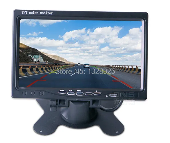 Высокое качество 7 дюйм(ов) цветной TFT ЖК дисплей 800x480 пикселей 12 36 В DC заднего вида