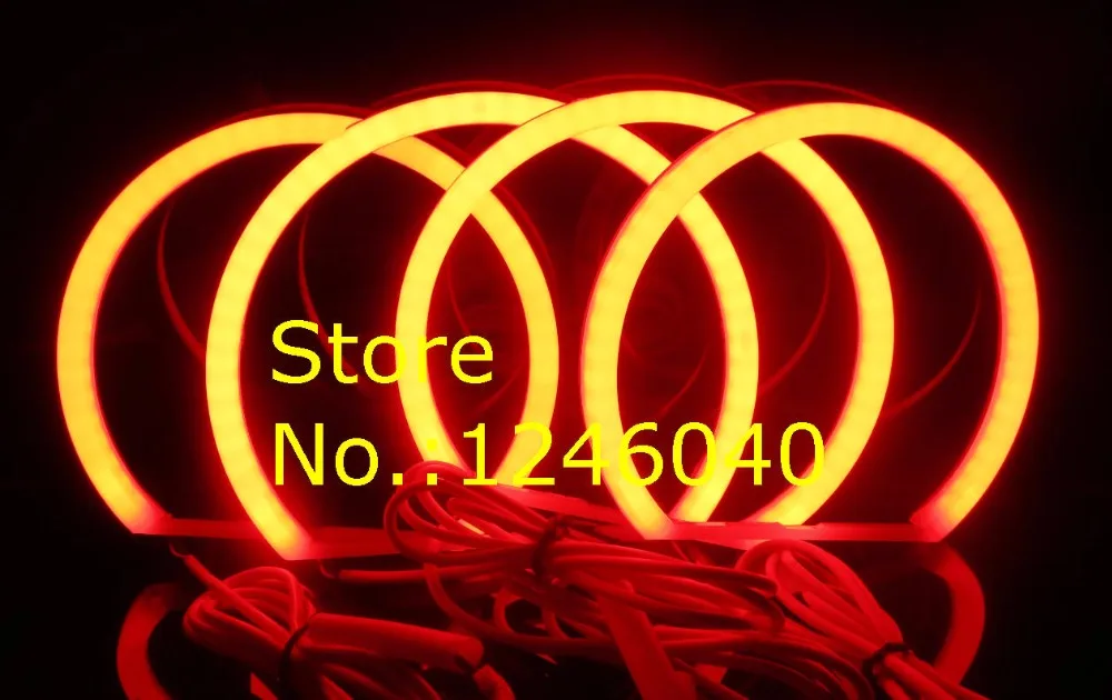 Комплект колец с дистанционным управлением 4*131 мм из хлопка RGB подсветкой