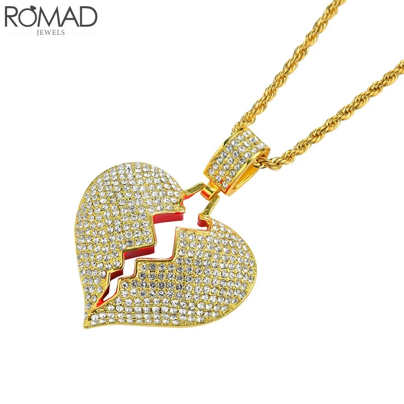 Серьги ROMAD в форме сердца с кристаллами для женщин корейские серьги красного