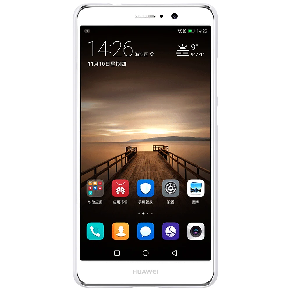 Белый Цвет Huawei Mate 9 Case Nillkin Супер Матовый Щит Случае для 5.9 ДЮЙМОВ Случаях Телефон