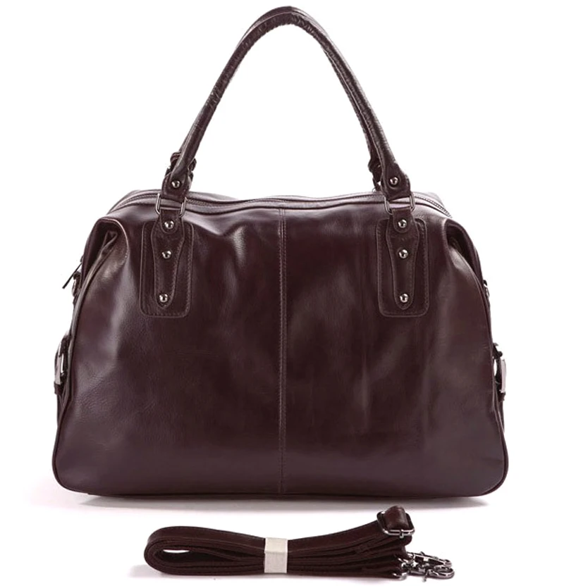 High Class Genuine Leather Travel Bag Men Duffel Bag Leather Luggage Handbag Shoulder Bag Weekend Duffle Bag Large Wholesale