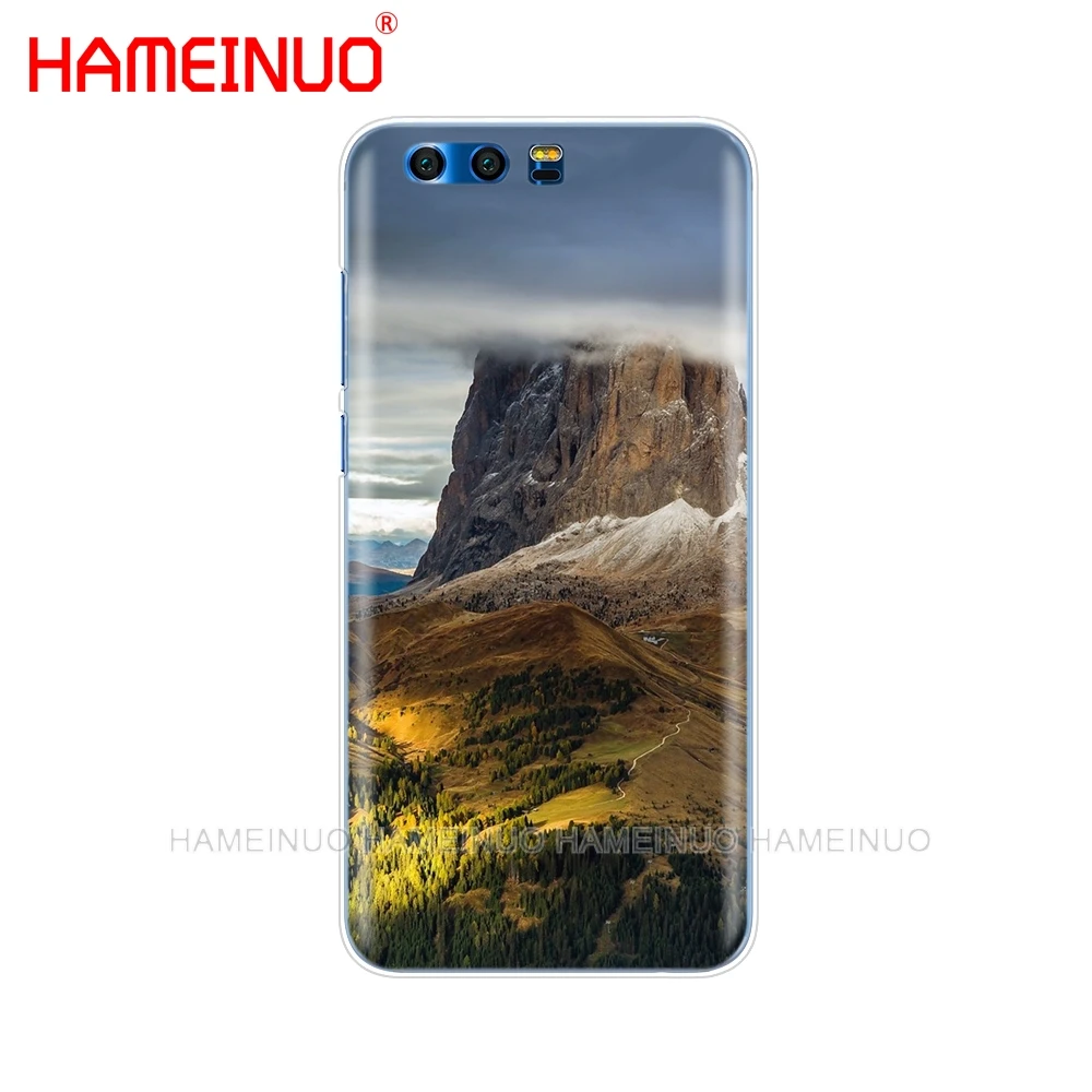 HAMEINUO чехол для телефона с изображением горы леса облаков Huawei Honor 10 V10 4A 5A 6A 7A 6C 6X 7X 8 9
