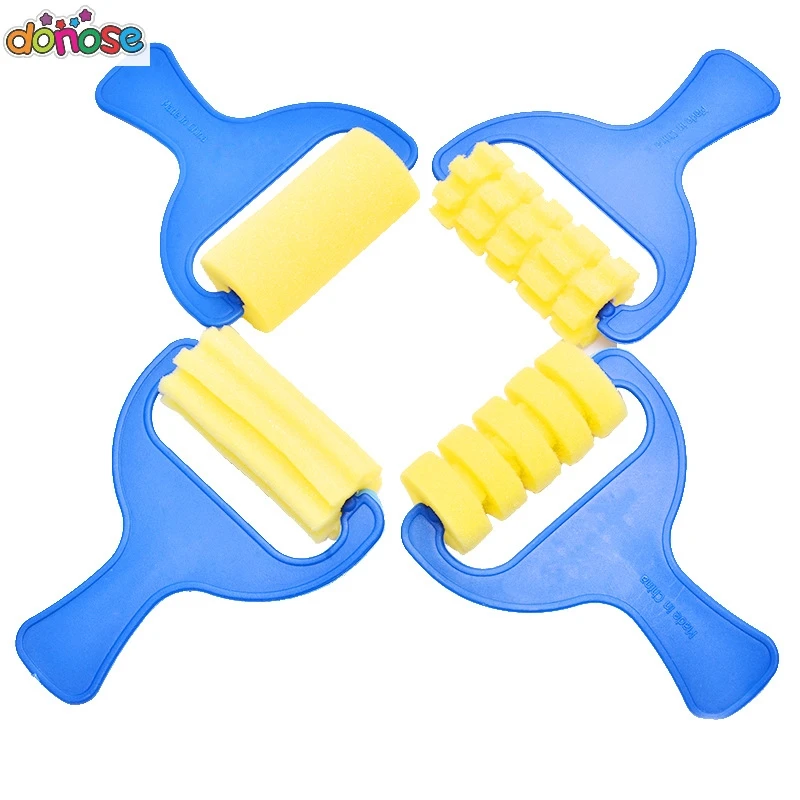 31 шт./компл. креативная губчатая кисть для детского творчества инструменты
