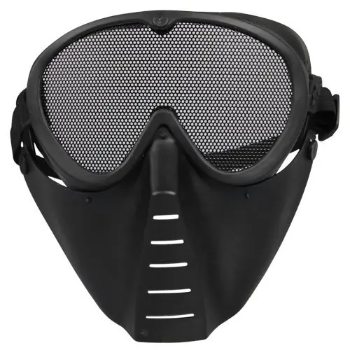 Маска страйкбольная черная|airsoft mask|mask paintballmask airsoft |