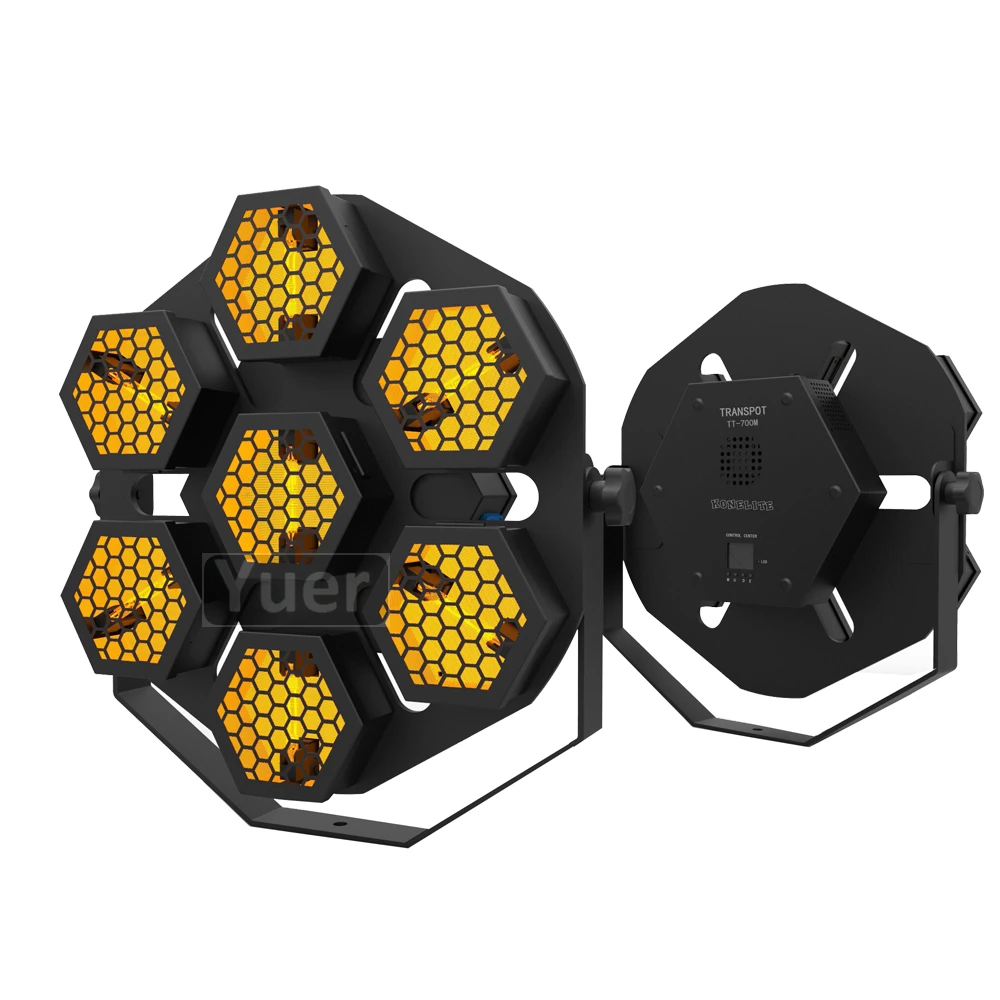 Новый 7X100W ретро флэш светильник лазерный проектор сценический музыкальный
