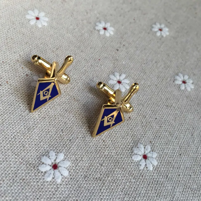 Запонки Freemason 1 &quot Бесплатная запонка для мастера масонского шпателя большая