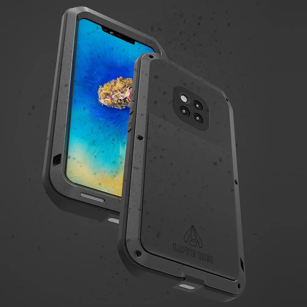 Мощные Чехлы LOVE MEI для телефонов Huawei Mate 20 Pro сверхпрочный ударопрочный чехол