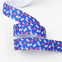 blue and dog ribbon diy hair bow accessories hawaii sewing craft wedding decorations weaving 16mm 22mm 25mm 38mm 57mm 75mm