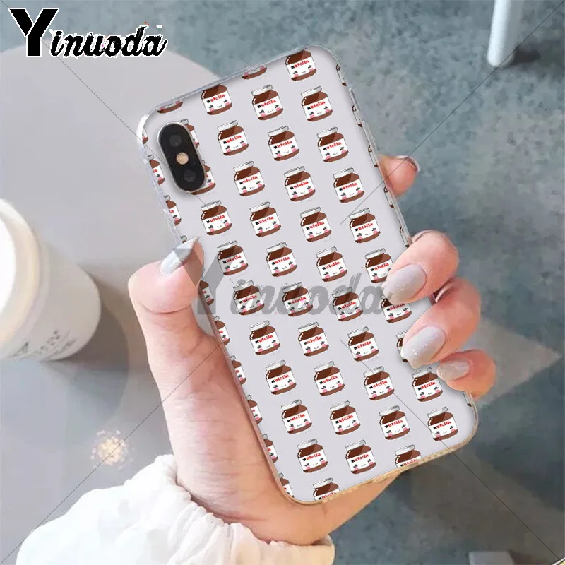 11pro MAX I Love Kawaii nutella мягкий чехол для телефона из ТПУ iPhone 6S 6plus 7 7plus 8 8Plus X Xs 5 5S XR |