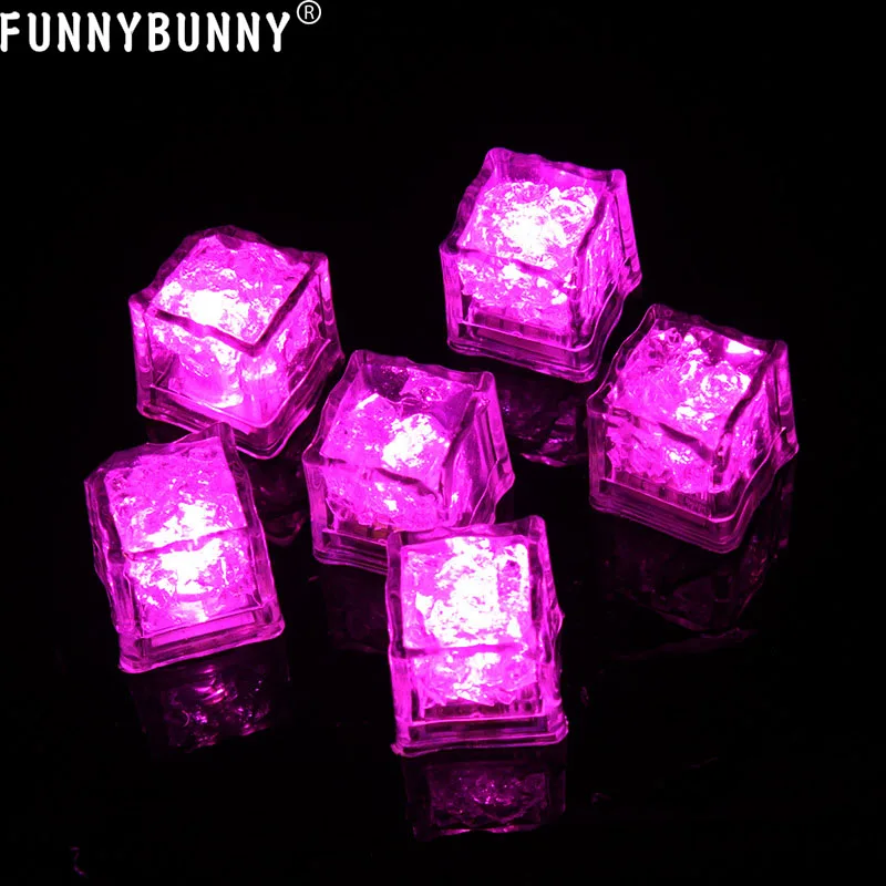 FUNNYBUNNY Светящиеся Кубики Льда красочный сенсорный датчик ночник Светодиодная