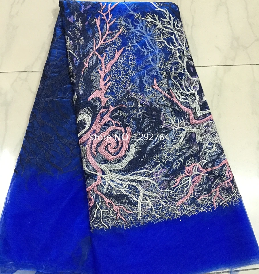 NEW Embroidery designs polyester high quality african Tulle lace. latest nigerian french lace fabric for women Wedding dress | Дом и сад