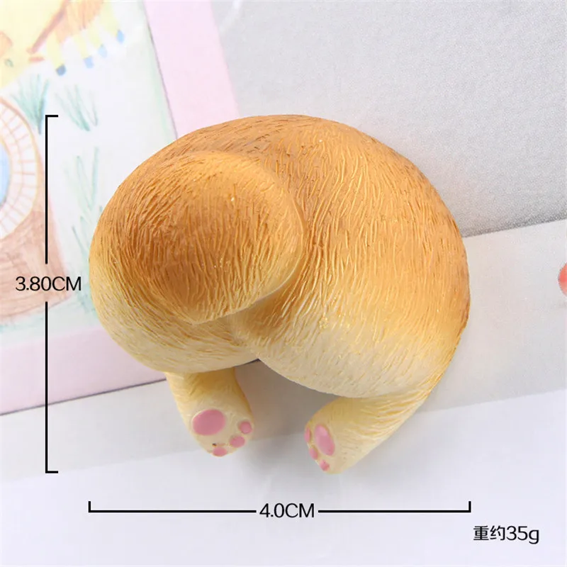 Animal Fridge Magnets 3D Corgi Dog's Ass Cute Cartoon Funny Magnetic Stickers Animals Refrigerator A537 | Дом и сад