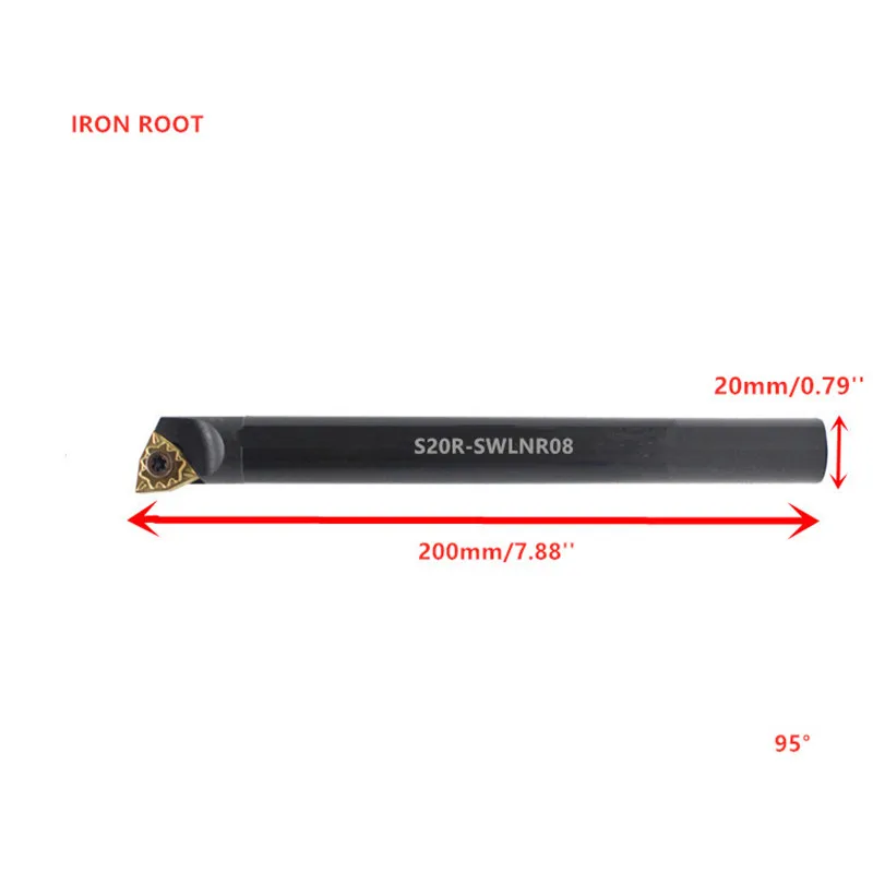 S16Q/S18Q/S20R SWLNR08/SWLNL08 токарный станок с ЧПУ держатель внутреннего токарного