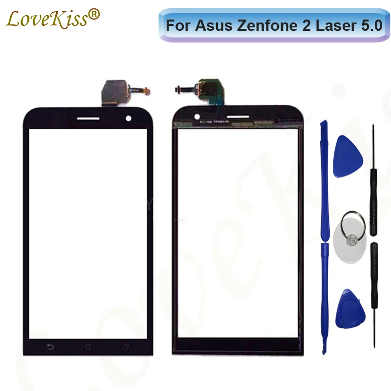 Передняя панель для Asus ZenFone 2 Laser ZE500KL ZE500KG ME500KL Z00ED Z00RD сенсорный экран ЖК дисплей