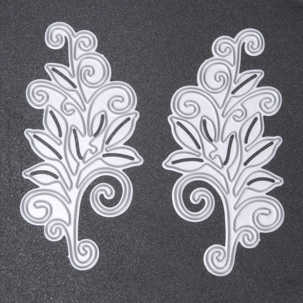 2 шт. трафарет для резки металла в виде цветка скрапбукинга фотоальбома бумажная