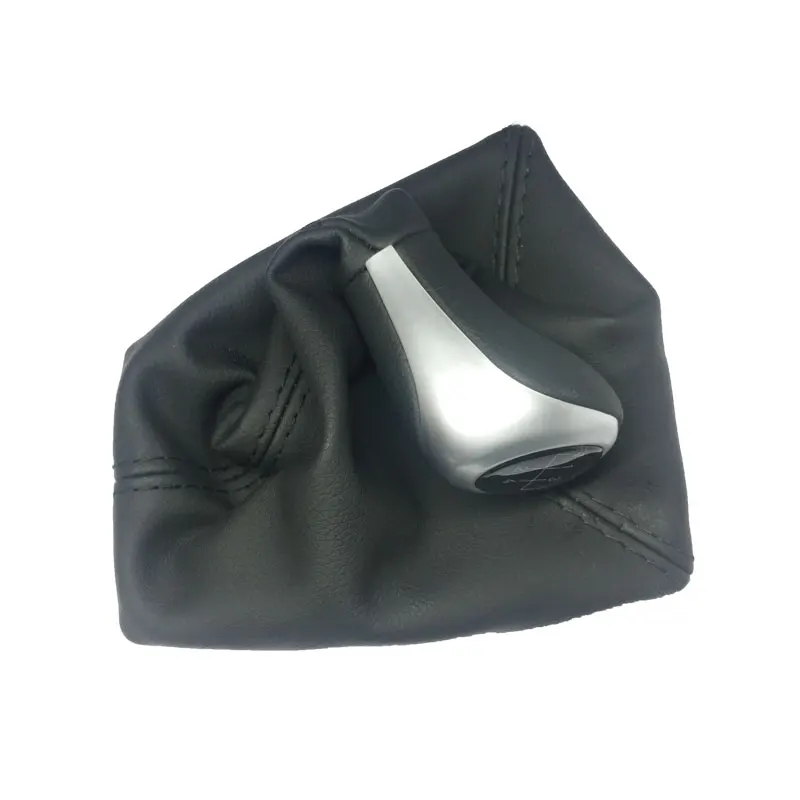 Fdik New Arrival Gear Shift Knob Boot Cover Stick Lever 5/6 Speed Emblem For F30 Car Accessories Silver Handle | Автомобили и