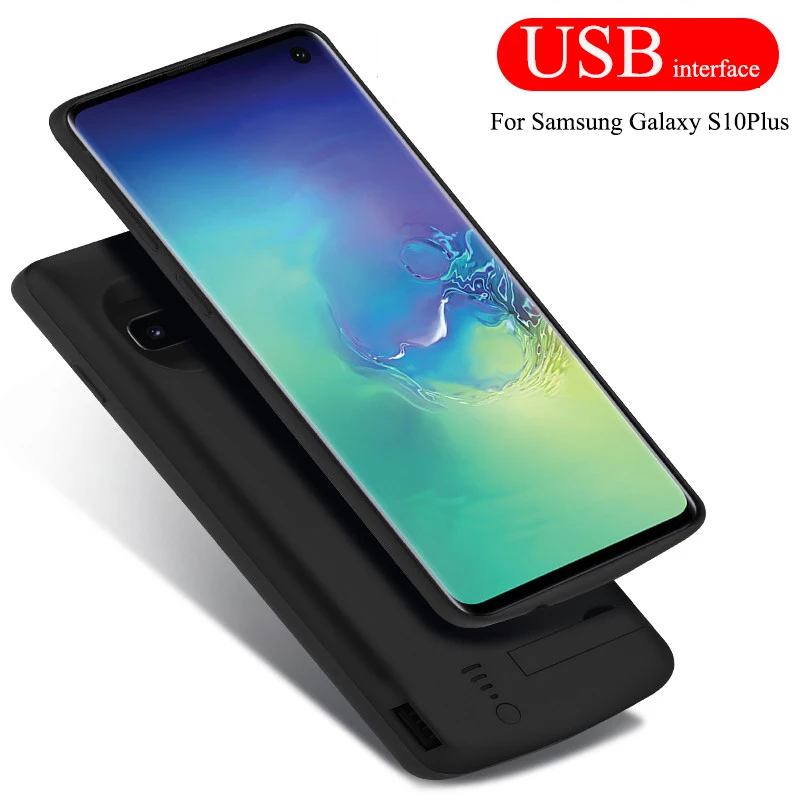 Чехол Аккумулятор 6000 мАч для samsung Galaxy S10 внешний аккумулятор чехол USB зарядное