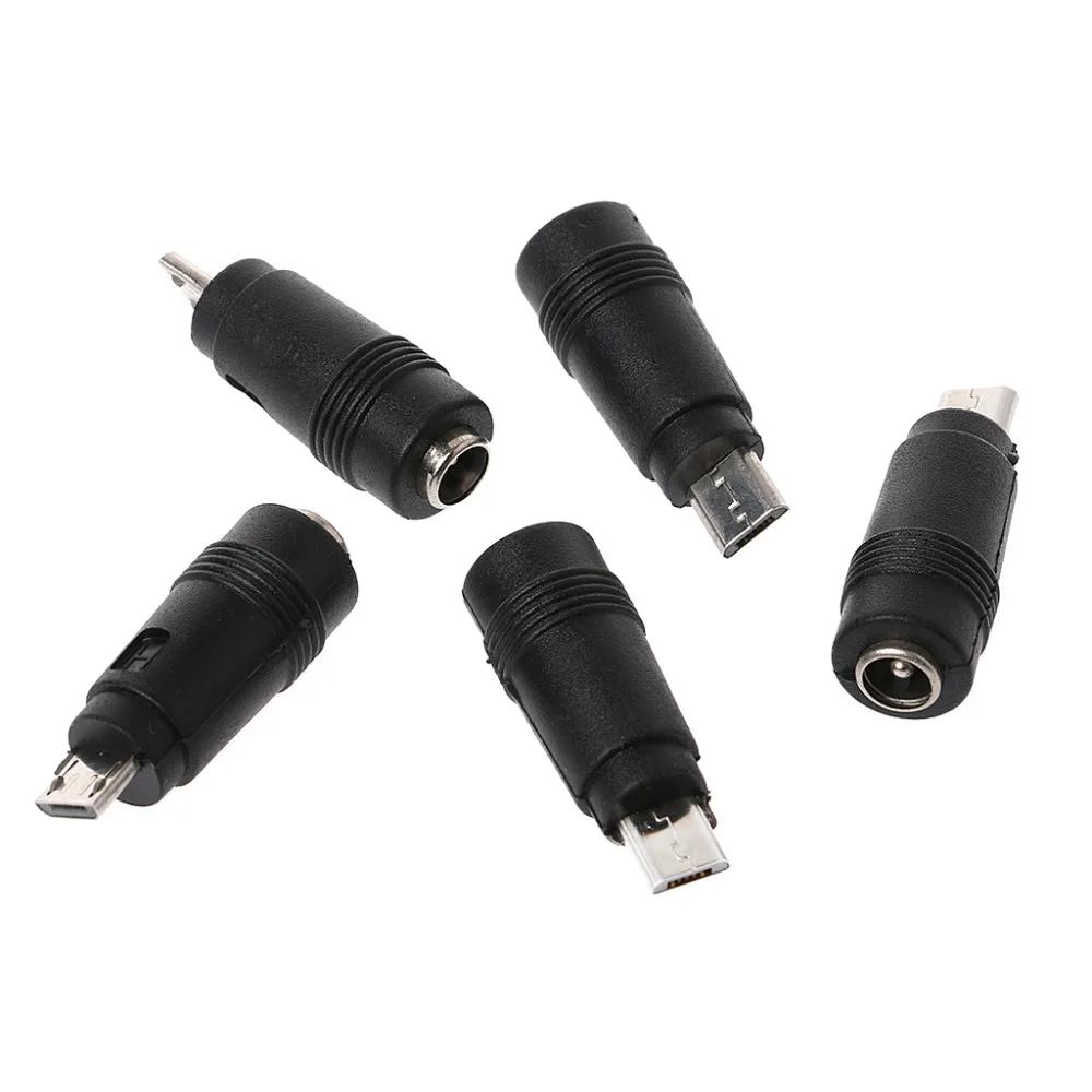 5 шт. 5x2 1 мм гнездовой разъем для Micro USB штекер Адаптер питания постоянного