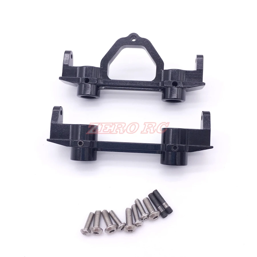1/10 RC Truck CNC алюминиевая передняя панель + Задняя Черная Пластина для AXIAL SCX10 Dingo Jeep