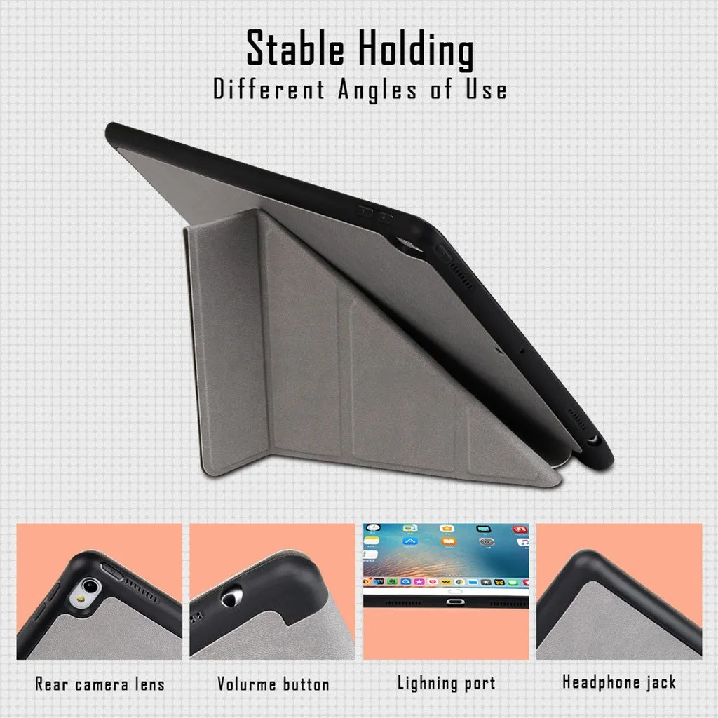 Leather Case For IPad Pro 10.5 Inch Air/Pro 10.5Inch Shell Stand Cover Pen Holder With Auto Sleep/Wake 2019 | Компьютеры и офис