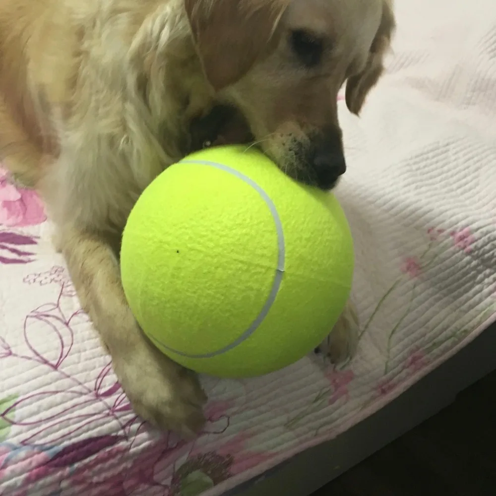 Большой размер большая игрушка для собаки мяч большого тенниса диаметр 24 см