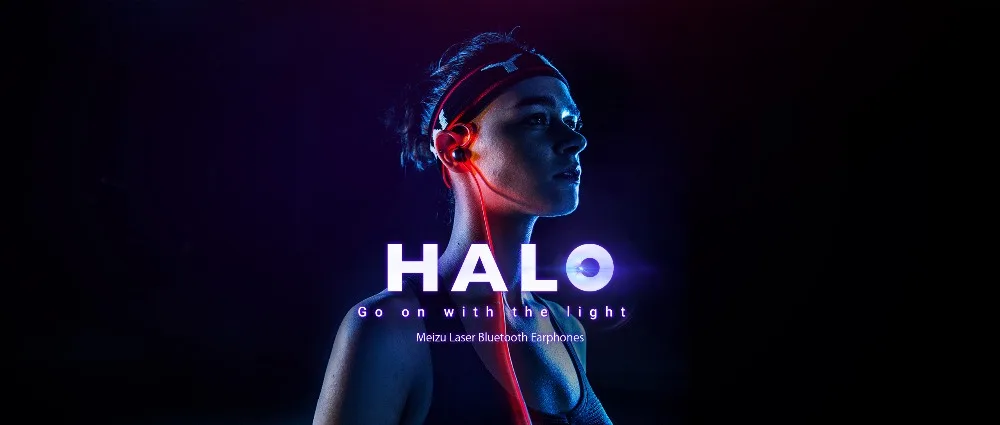 Meizu Halo лазерная Bluetooth беспроводная гарнитура Hi-Fi стерео наушники-вкладыши Apt-X динамические высококачественные спортивные наушники для бега