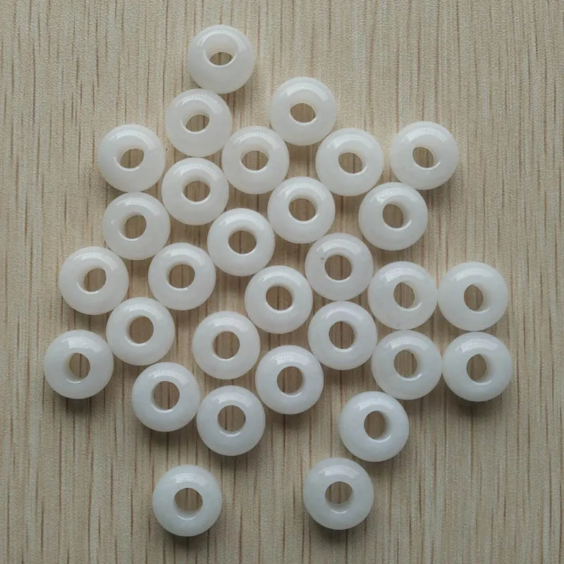 50 шт./партия бусины для браслета 8 х14 мм