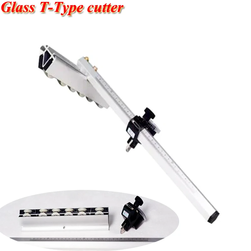 Glass Cutter T-ype Push Knife 60cm/90cm/120cm Glass Push Broach Roller Type Glass Ceramic Tile Cutting Machine sps-20