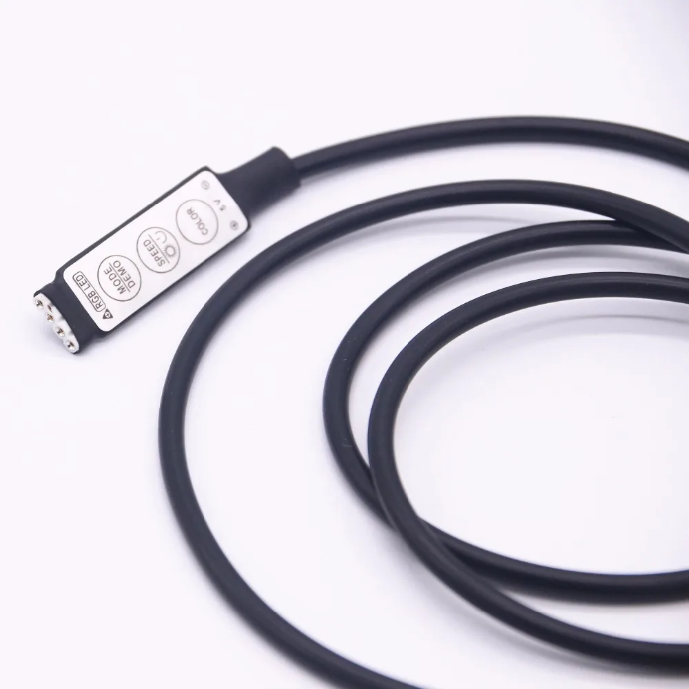 USB Led RGB контроллер миниатюрный 3Key 4Pin с дистанционным управлением для диммера SMD 5050