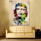Картина на холсте Elvis Presley Che Guevara, Настенная картина с изображением акварели, Постер диван для гостиной