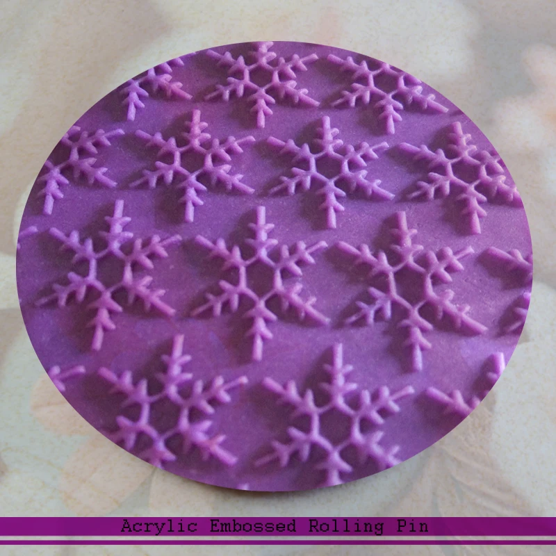 Рельефный Sugarcraft ролик для торта Снежная форма украшения Fondant Rolling Pins|Скалки и
