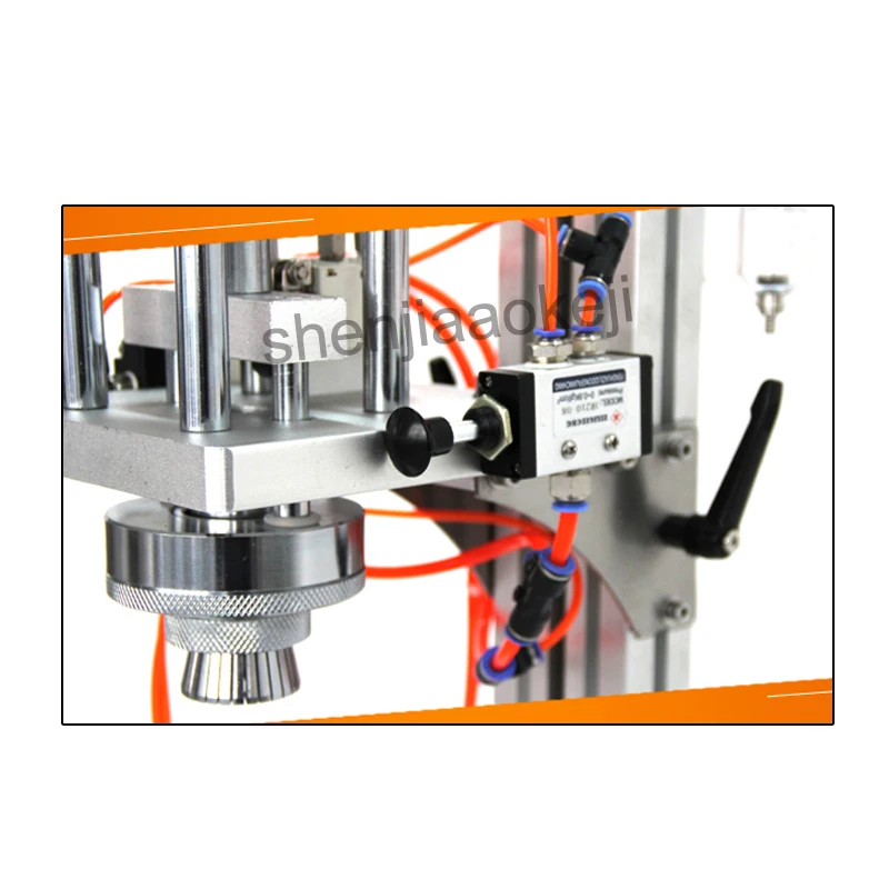 Пневматическая машина для обжима флаконов духов фиксации крышек LTR-1 укупорочная